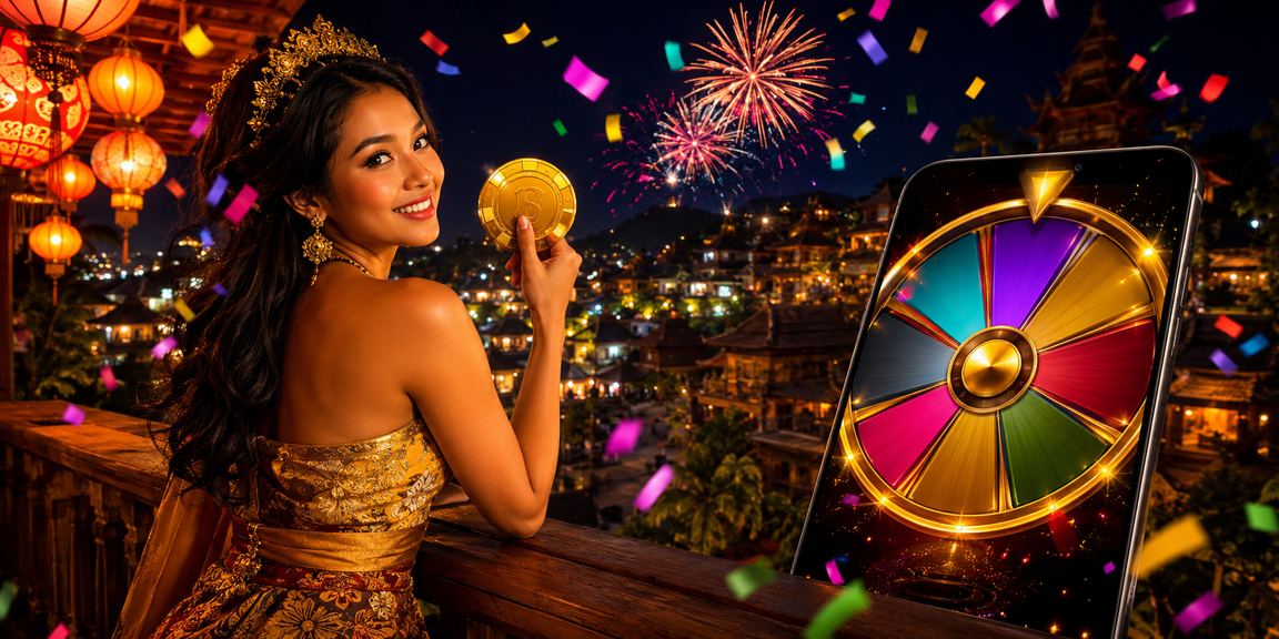 Lotre online dengan suasana semarak lampion